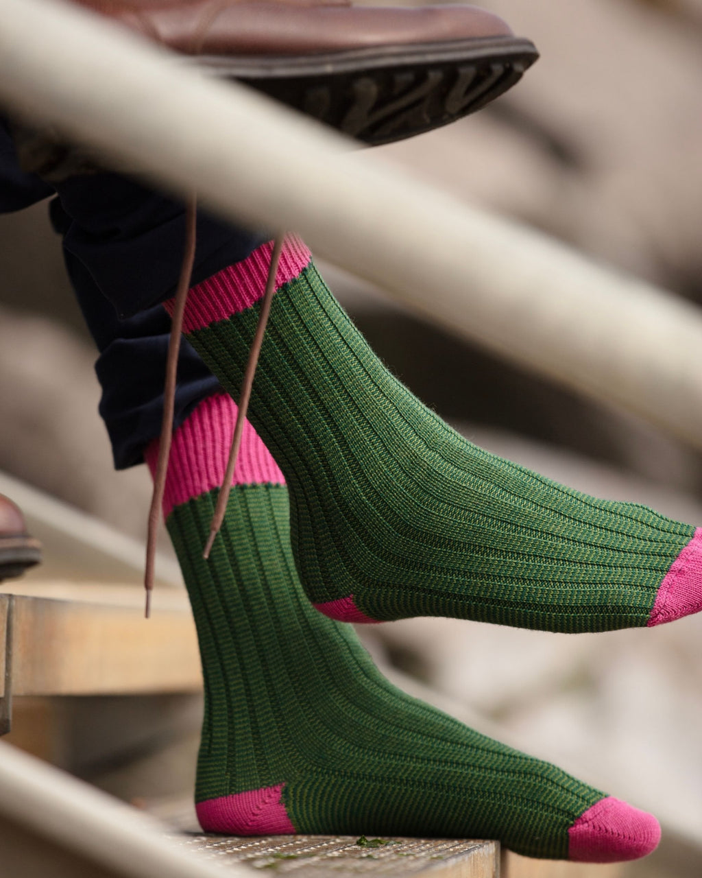 Bute Socks ~ Dusky Pink