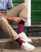 Cullen Socks ~ Mulberry