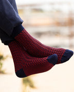 Cullen Socks ~ Navy