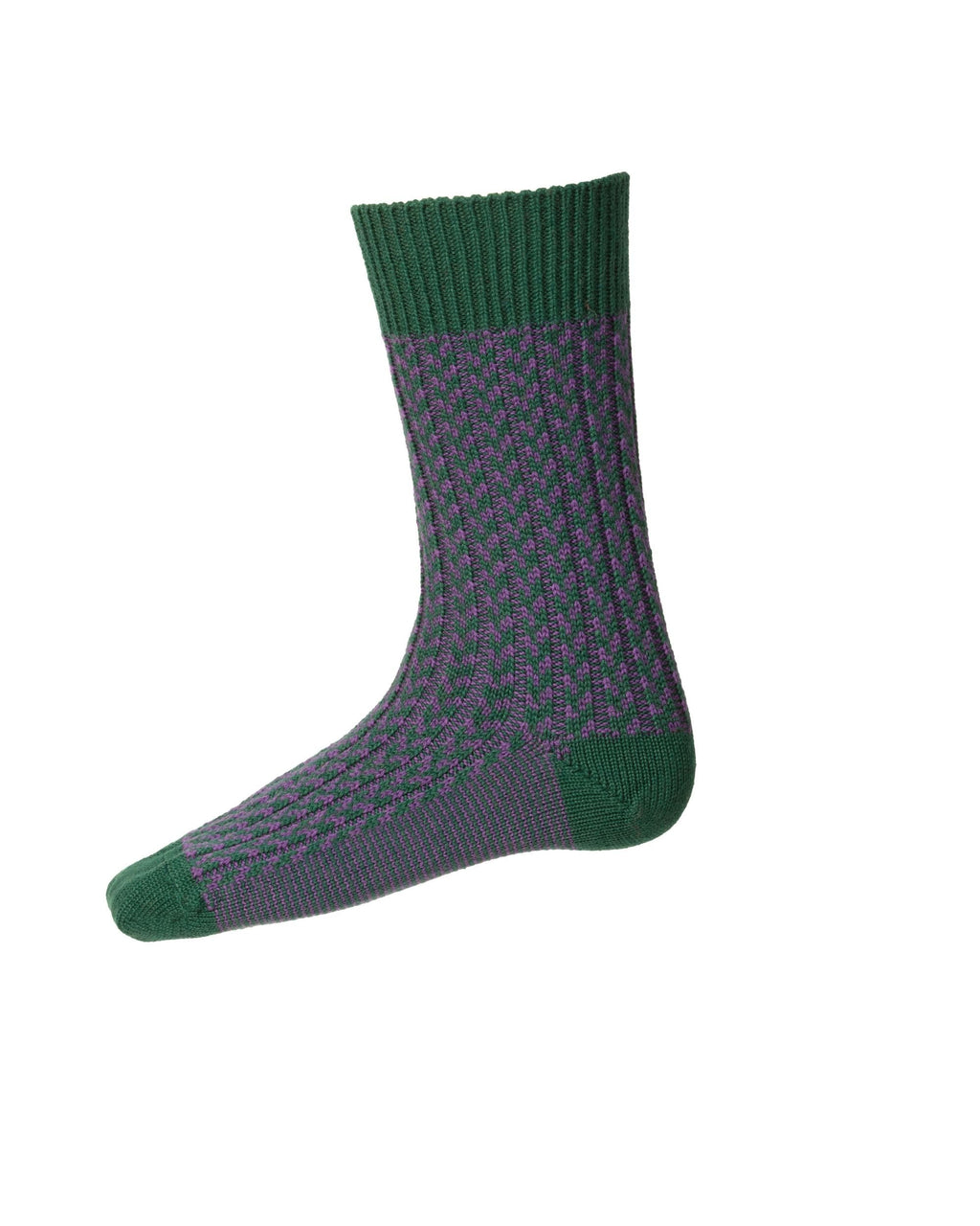 Cullen Socks ~ Tartan Green