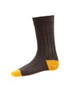 Chunky Cotton Socks ~ Slate