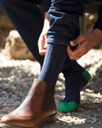 Chunky Cotton Socks ~ Marine