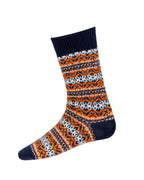 Fairisle Socks ~ Navy