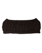 Ladies Cashmere Cable Headband ~ Black