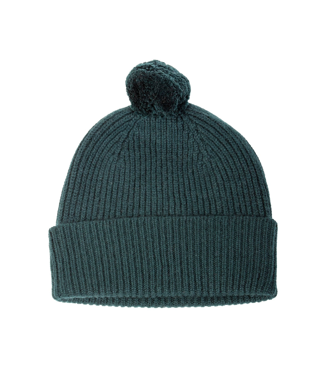 Cashmere Pom Pom Beanie ~ Juniper