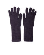 Ladies Long Cashmere Gloves ~ Navy