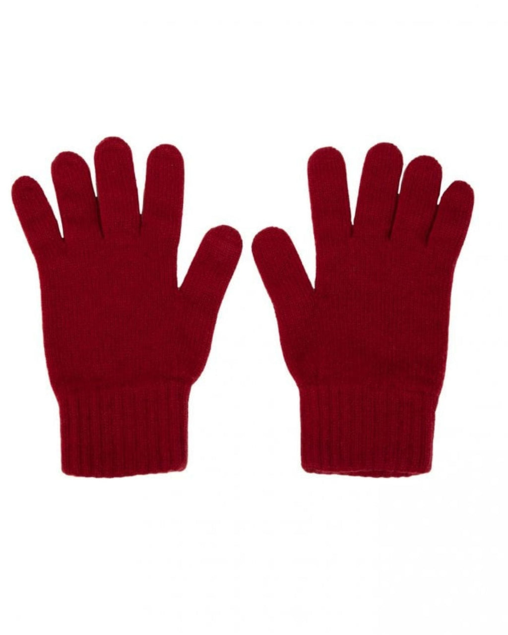 Gents Cashmere Gloves ~ Burgundy