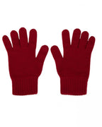 Gents Cashmere Gloves ~ Burgundy