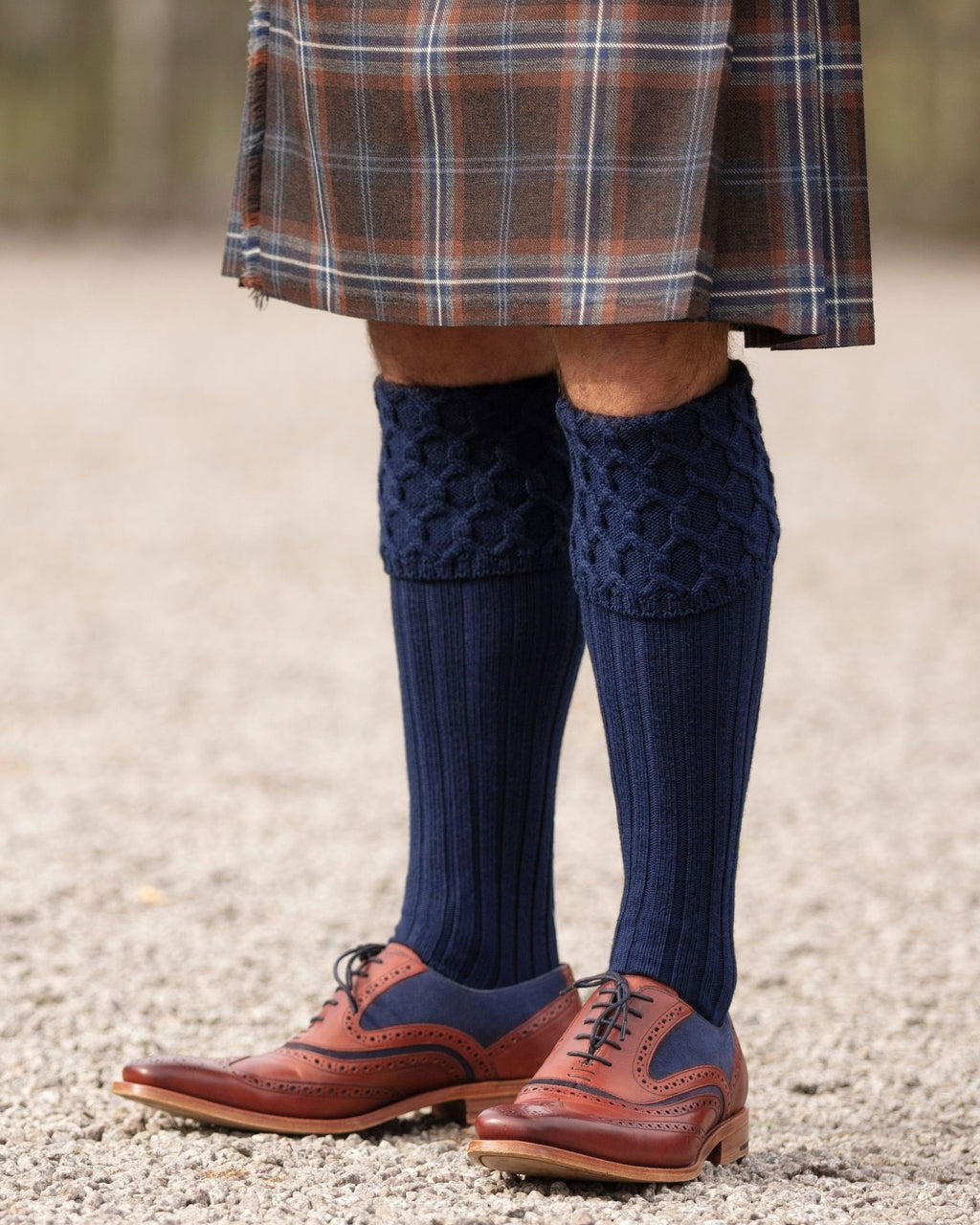 Lewis Socks ~ Navy