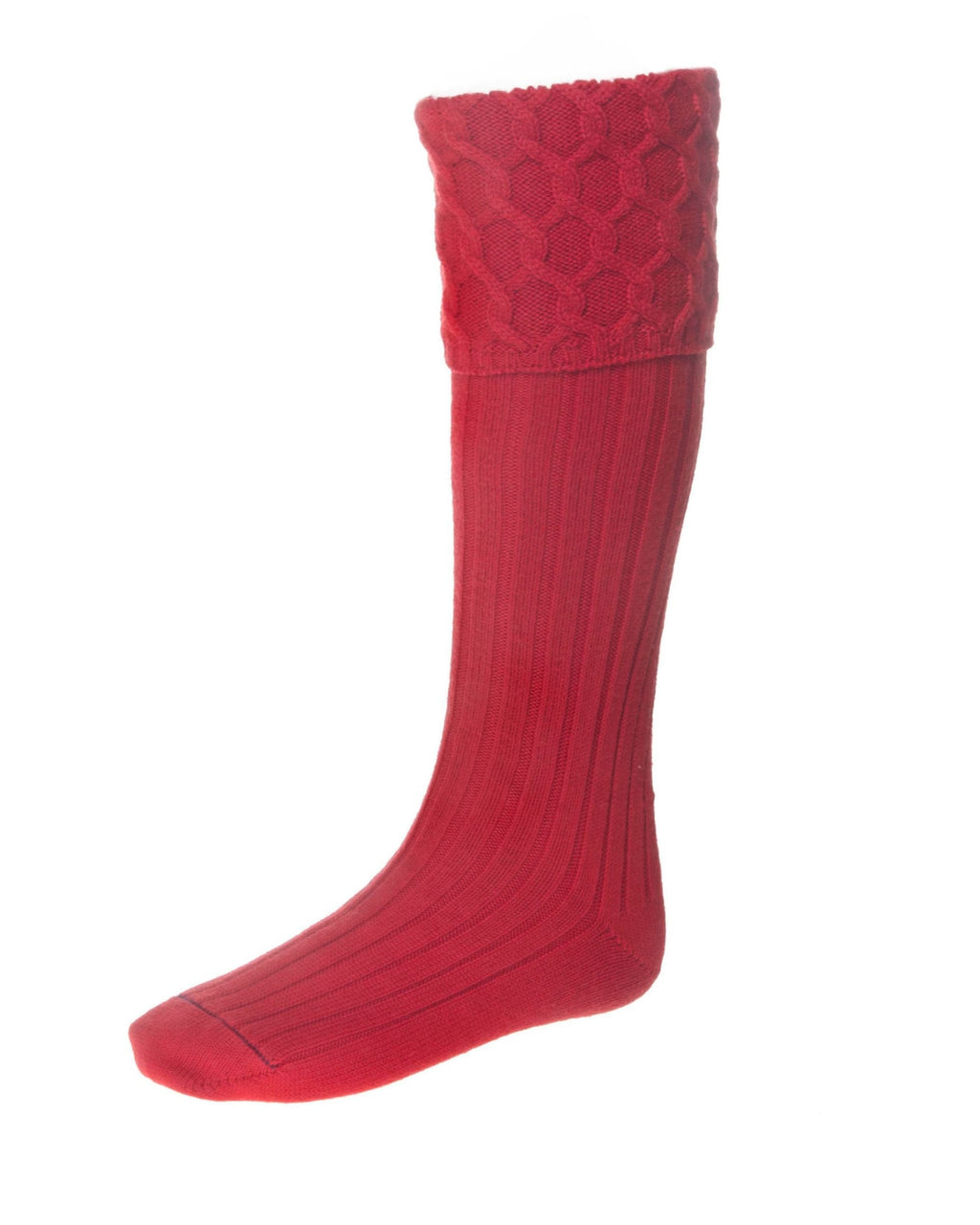 Lewis Socks ~ Tartan Red