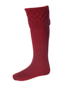 Rannoch Socks ~ Brick Red