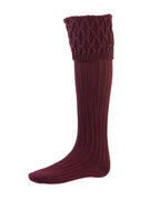 Rannoch Socks ~ Mulberry