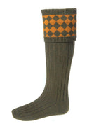 Chessboard Socks ~ Bracken