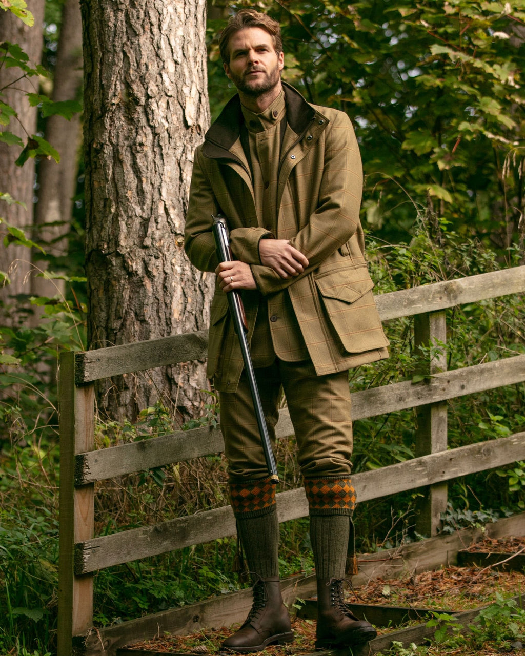 Chessboard Socks ~ Bracken