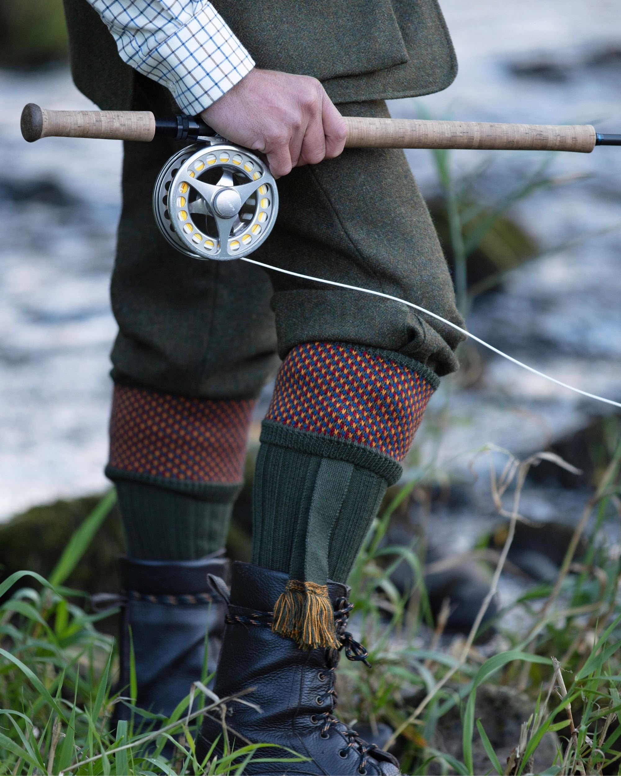 Tayside Socks ~ Spruce – House of Cheviot