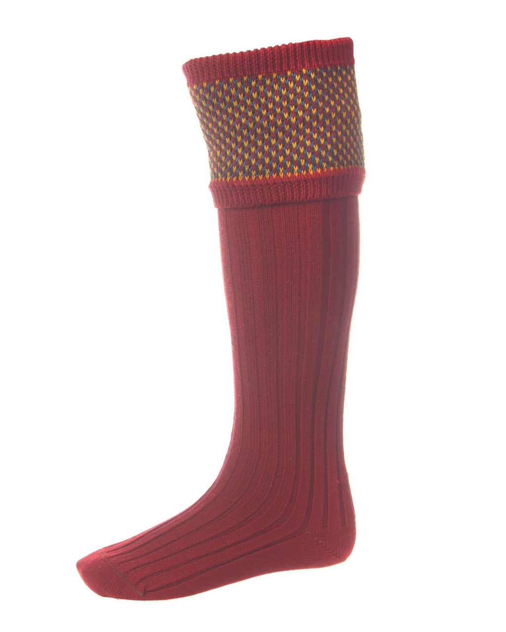 Tayside Socks ~ Brick Red