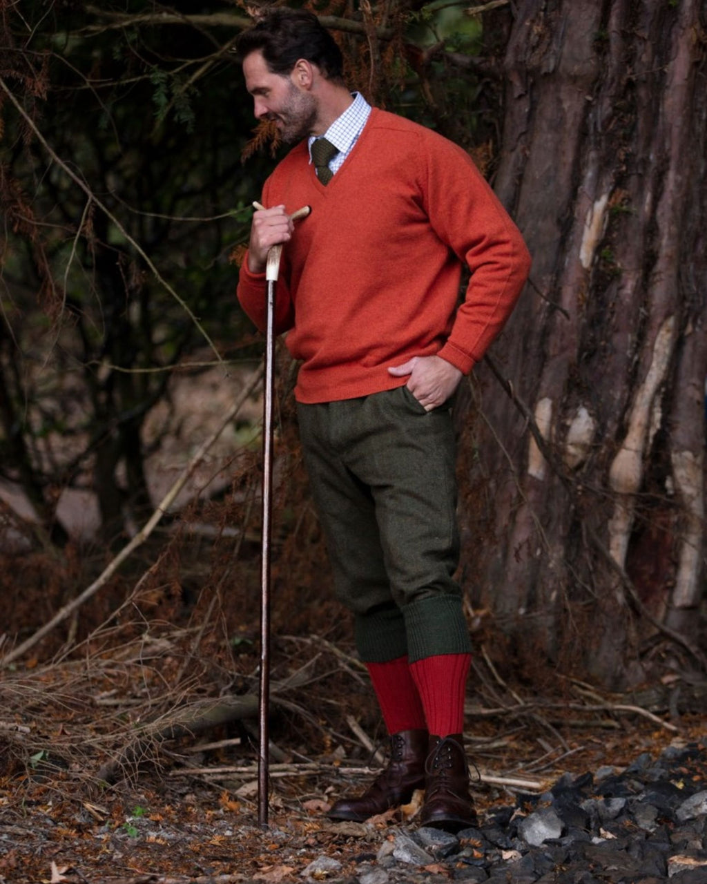 Lomond Socks ~ Chestnut & Spruce