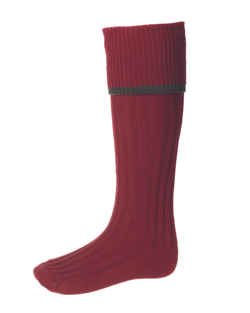 Estate Socks ~ Brick Red