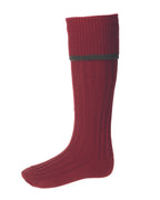 Estate Socks ~ Brick Red