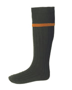 Estate Socks ~ Spruce & Ochre