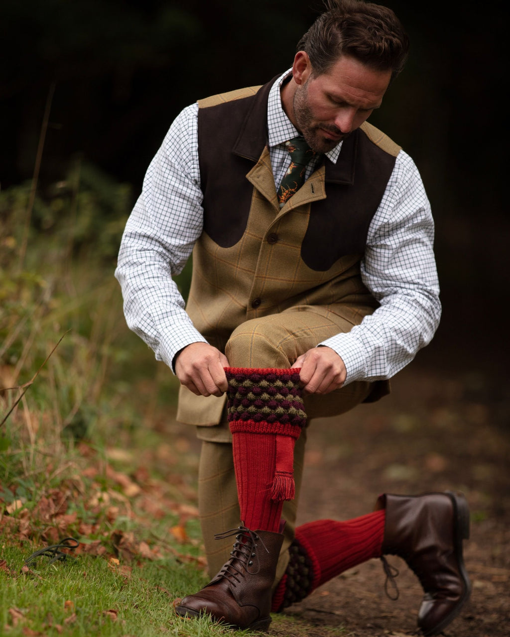 Angus Socks ~ Chestnut
