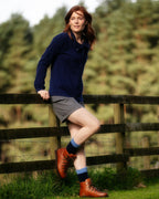 Lady Glen Socks ~ Navy
