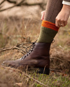 Lady Glen Socks ~ Dark Olive