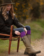 Lady Glenmore Socks ~ Orchid