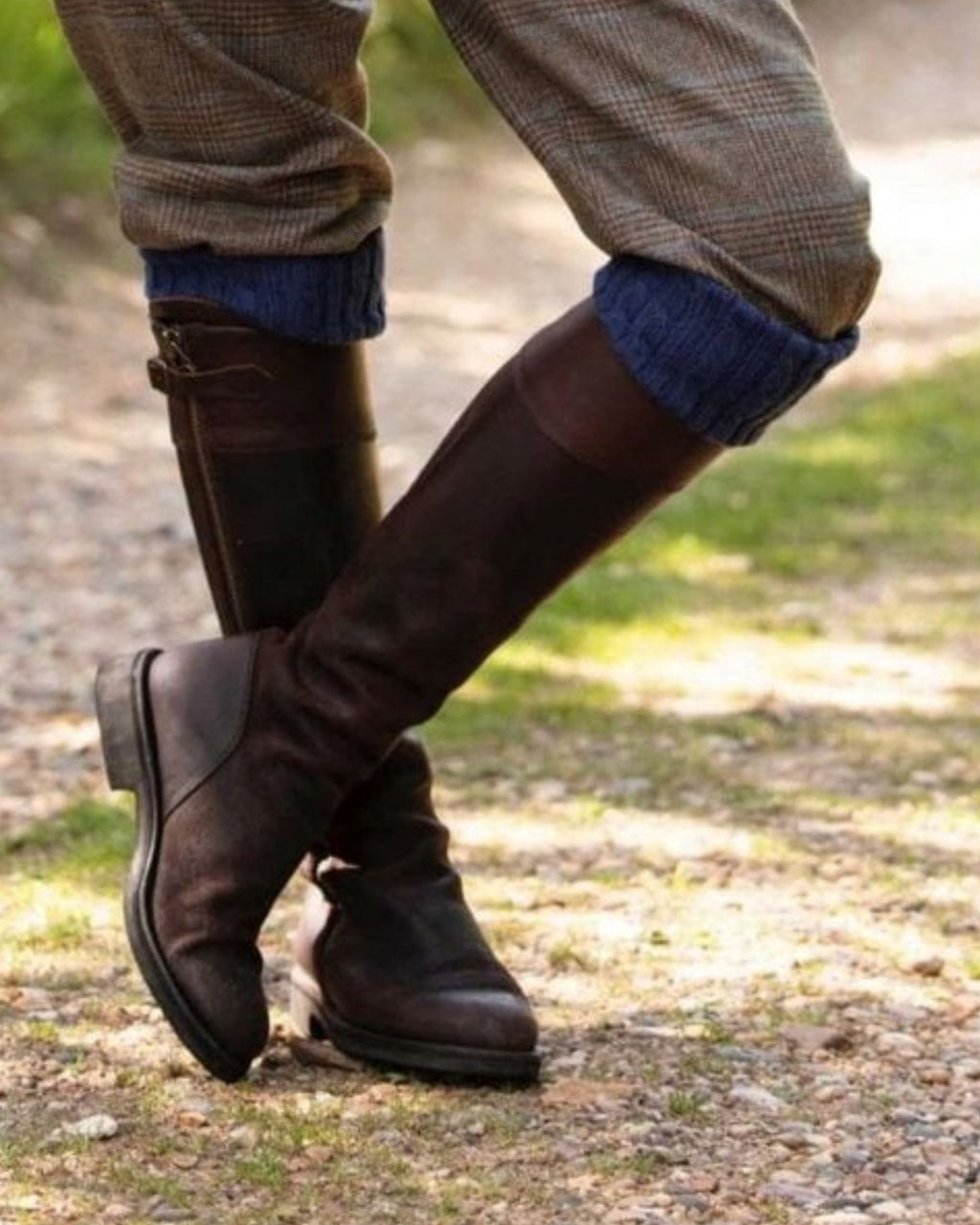 Lady Harris Socks ~ St Andrews Blue