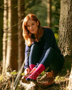 Ladies Ben Trek Socks ~ Fuchsia