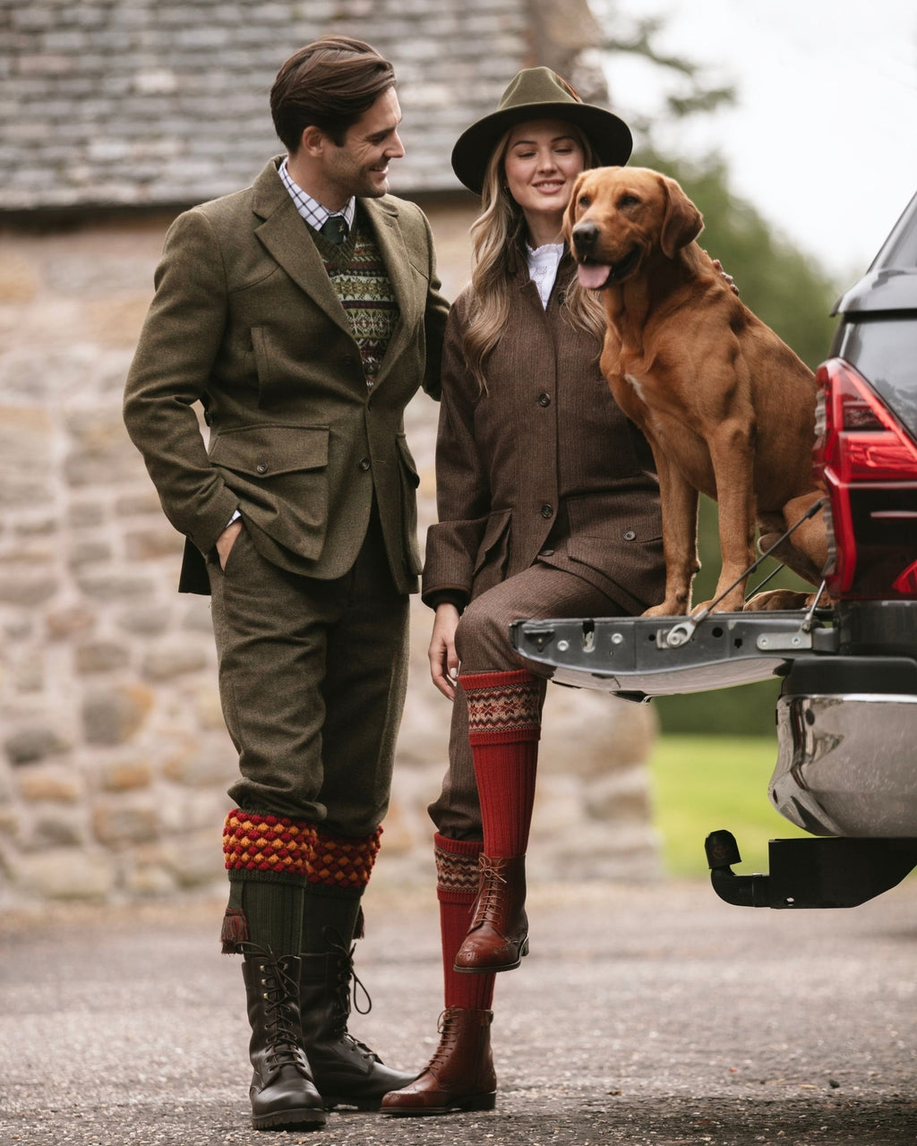 Angus Socks ~ Spruce
