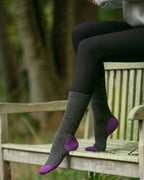 Ladies Ben Trek Socks ~ Dark Grey